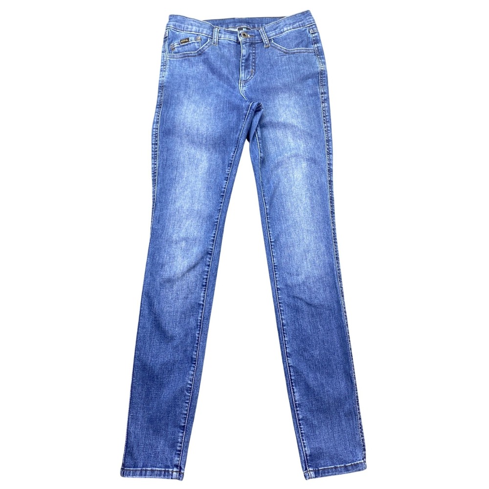 Kuhl Kontour Flex Denim Skinny 6382 Women 4 Reg Blue Indigo Dye Stretch Jeans